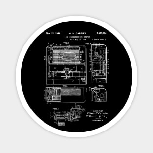 Air Conditioner Patent 1939 AC technician gift Magnet